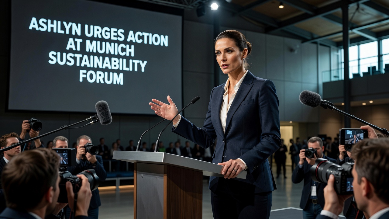 Ashlyn Urges Action at Munich Sustainability Forum